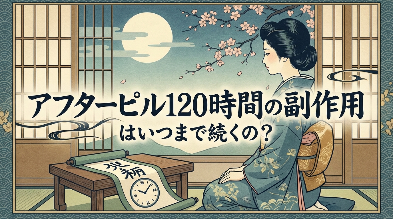 アフターピル120時間の副作用はいつまで続くの？