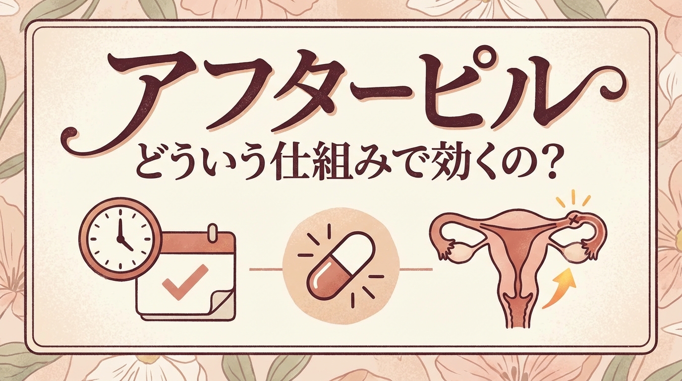 アフターピルはどういう仕組みで効くの?