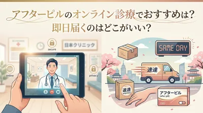 アフターピルのオンライン診療でおすすめは？即日届くのはどこがいい？