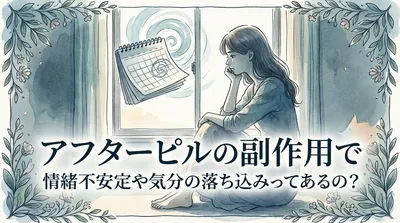 アフターピルの副作用で情緒不安定や気分の落ち込みってあるの？