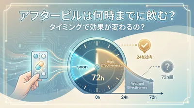 アフターピルは何時までに飲む？タイミングで効果が変わるの？