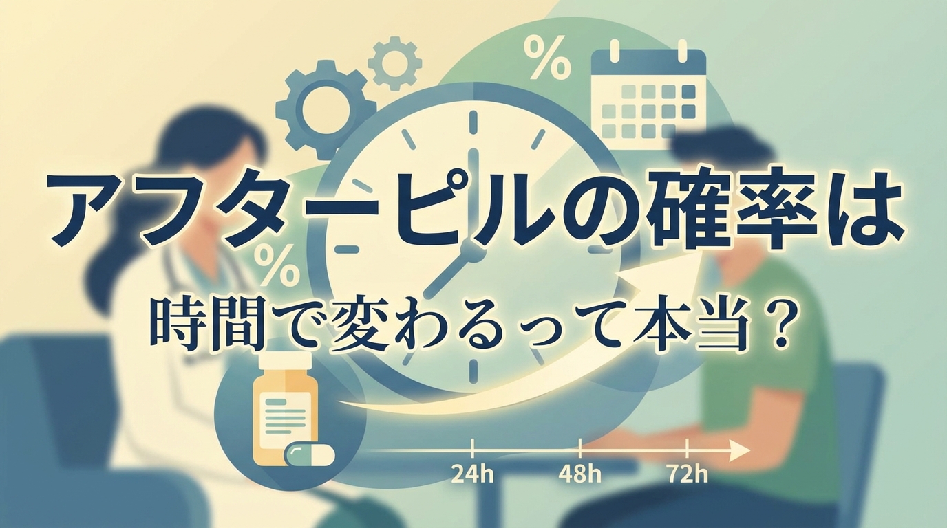 アフターピルの確率は時間で変わるって本当?