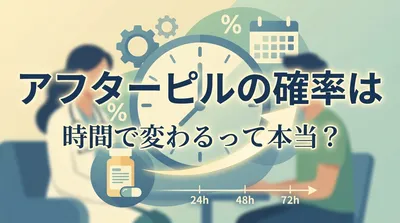 アフターピルの確率は時間で変わるって本当？