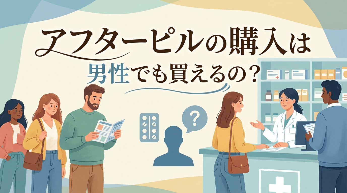 アフターピルの購入は男性でも買えるの？