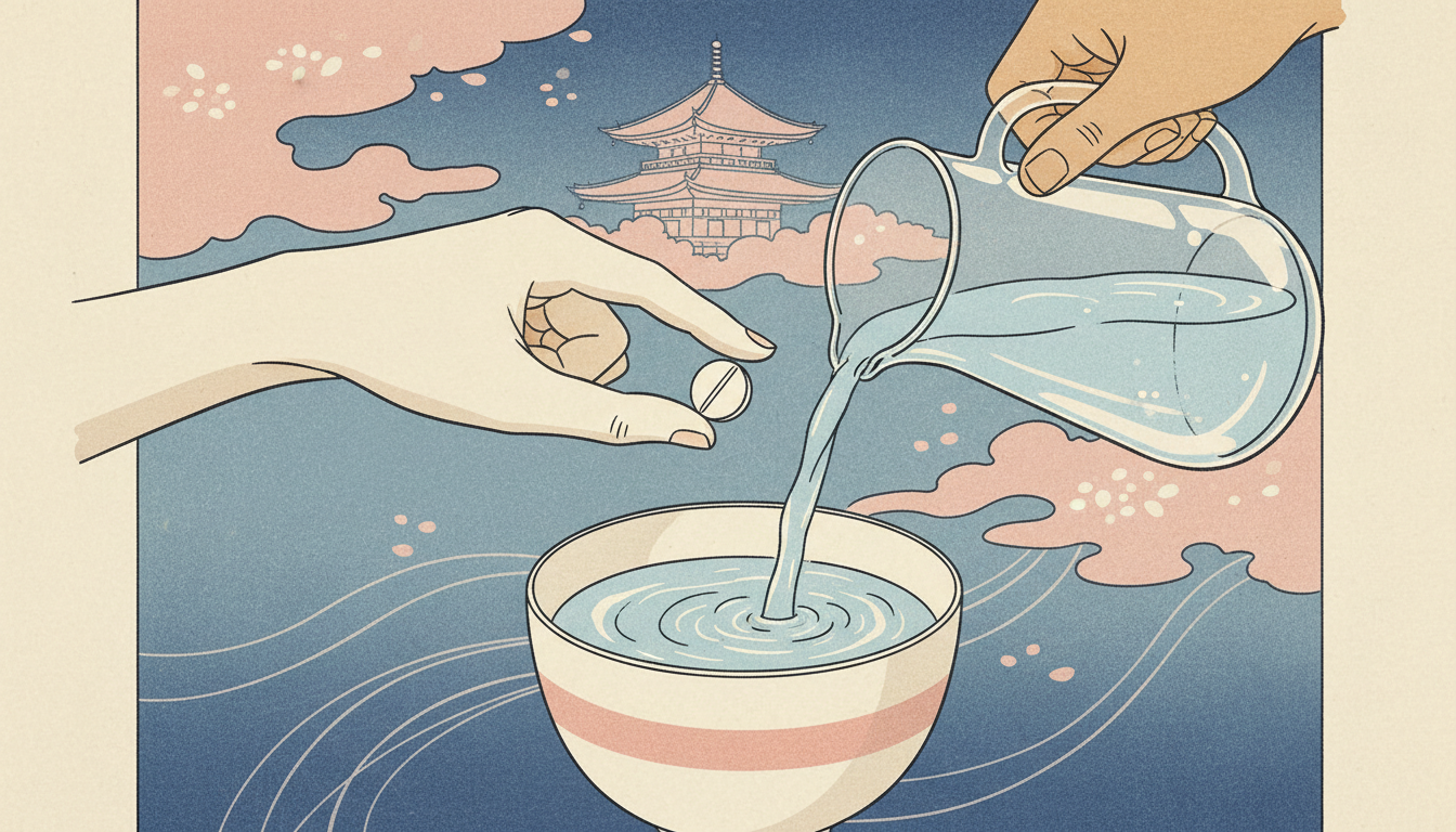 【結論】アフターピルは必ず「水」で飲みましょう