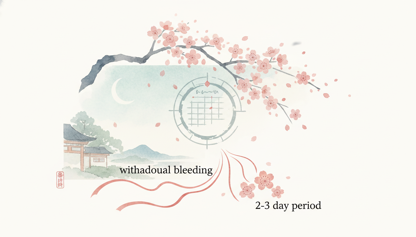 結論:アフターピルの消退出血は服用後3〜10日、期間は2〜3日が一般的